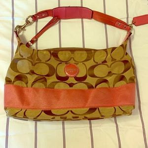 Used Cloth Coach Bag